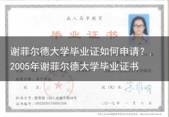 谢菲尔德大学毕业证如何申请？,2005年谢菲尔德大学毕业证书